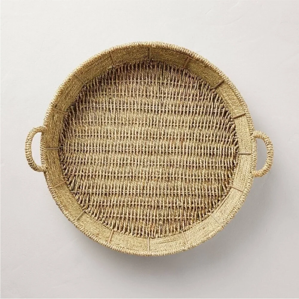 Hearth & Hand Magnolia 4x20 Woven Decorative Tray Basket